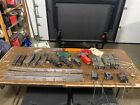 Antique Vintage Lionel Marx Trains And Lots Of Tracks And Electronics And Papers