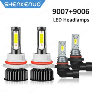 For Mazda B2500 2000-2001 6000K LED Headlight High&Low Beam Fog Light Bulbs Kit - Picture 1 of 13