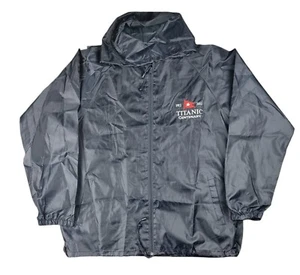 Titanic Ship Centenary 1912 2012 Mens Womens Rain Coat Jacket Light XL Blue New - Picture 1 of 6