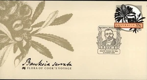 T0363 Australia 1986 Flora of Cooks Voyage Banksia 33c PSE FDI South Yarra cover - Picture 1 of 2