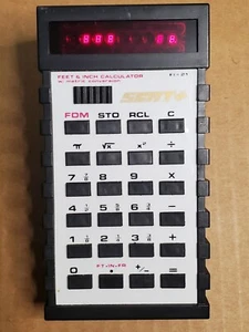 SCAT + Feet & Inch Calculator Model F1-21 Working - Picture 1 of 7