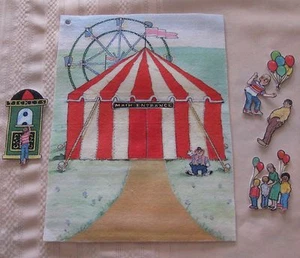 Betty Lukens' Circus In Town ~ Libro Felt Quiet ~ Nuevo, ensamblado para ti $47.77 - Imagen 1 de 12