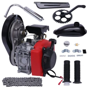Super Belt Bike Engine Motor 4-Stroke 49CC Gas Petrol Motorized Bicycle Scooter - Picture 1 of 24