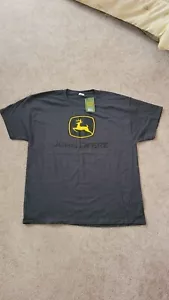 JOHN DEERE CONSTRUCTION T-SHIRT - BRAND NEW W/TAGS FROM FACTORY - XL ONLY - Picture 1 of 5
