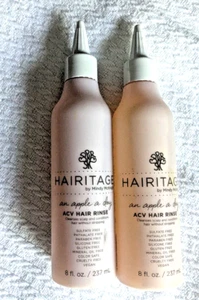 Hairitage Apple A Day Apple Cider Vinegar Sulfate-Free Shampoo Hair Rinse Scalp - Picture 1 of 3