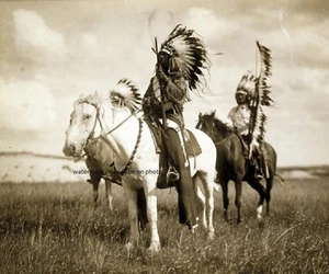 Sioux Chiefs Indianer zu Pferd, Indianer, Old West 8"x 10" Foto 29 - Bild 1 von 2
