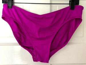 Girls Kids Lands End Bathing Suit Bikini Bottoms Berry Pink Magenta Size 16+ - Picture 1 of 3