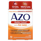 Azo Bladder Control With Go-Less 72 Capsules Gluten-Free, Yeast-Free Only C$30.33 on eBay