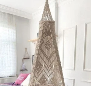 Best Handmade Hanging Swing Chair Outdoor Indoor hammock Boho Round Swing - Picture 1 of 4
