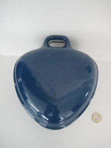 CAZUELA DE HIERRO FUNDIDO ESMALTADA AZUL COPCO DINAMARCA VINTAGE AÑOS 60 MICHAEL LAX - Imagen 1 de 11