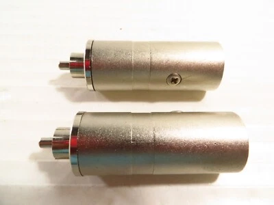 2 Pack Waka XLR Male (A) to RCA/Phono Male (B) Connector Adapter, Japan - Image 1 of 3