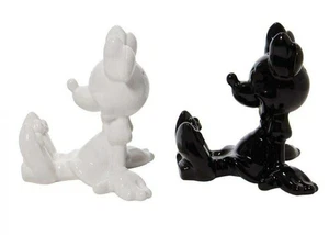 NUEVO Juego de coctelera de sal y pimienta esculpida sentada Minnie Mouse de cerámica Enesco Disney - Imagen 1 de 6