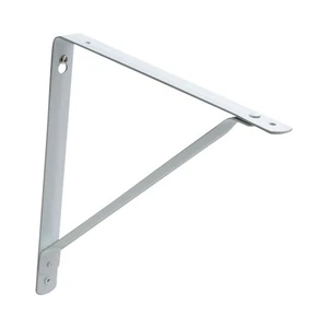 4 Pack White Shelf Brackets 10 Inch Heavy Duty L Brackets for Shelves - Picture 1 of 4
