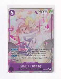 Sanji & Pudding EB02-035 One Piece Extra Booster Anime 25° Collezione Alt Art! - Foto 1 di 2