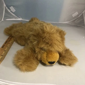 Peluche Swibco Laying Down Brown Bear 1998 “Sable Jr.” Peluche 12” De colección - Imagen 1 de 8