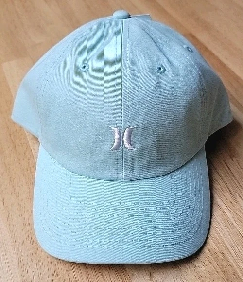 HURLEY Hat Cap Women's Iconic Snapback Surf Surfing Aqua Blue