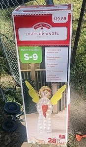 Holiday Time 28" Lighted Angel Indoor/Outdoor Light Sculpture 35 Lights - Picture 1 of 5