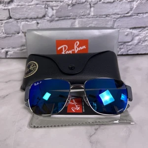 NEW Ray-Ban RB3751 Chromance Polarized Aviator Sunglasses Liteforce 5/18/140 - Picture 1 of 10