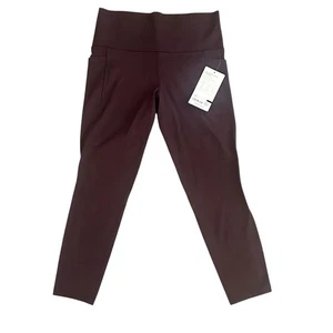 Athleta Salutation Stash High Rise 7/8 Tight Damen Medium Spiced Cabernet NEU - Bild 1 von 12