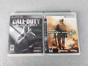 Sony PS3 Lot – Call of Duty Modern Warfare 2 + Black Ops II – Tested CIB - Picture 1 of 8