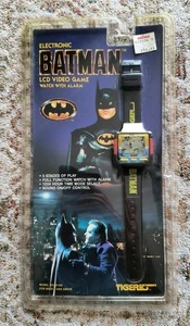 Reloj de videojuego Tiger Electronics Batman (1988) 1990 LCD sellado nuevo de colección - Imagen 1 de 6