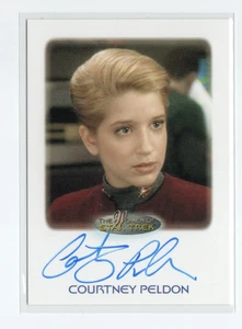 Women of Star Trek Art & Images Courtney Peldon as Karen Farris Autograph Card - Picture 1 of 4