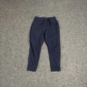 Nike Tech Fleece Joggers Sweatpants Boys Size XS Navy Blue - Picture 1 of 9