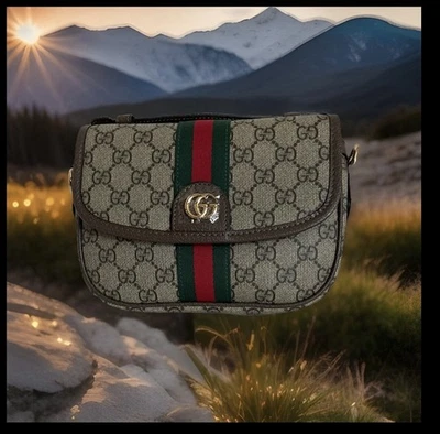 Cross, Body Gucci, Multi Pockets, Adjustable Shoulders Strap Preowned Excellent - Image 1 of 4