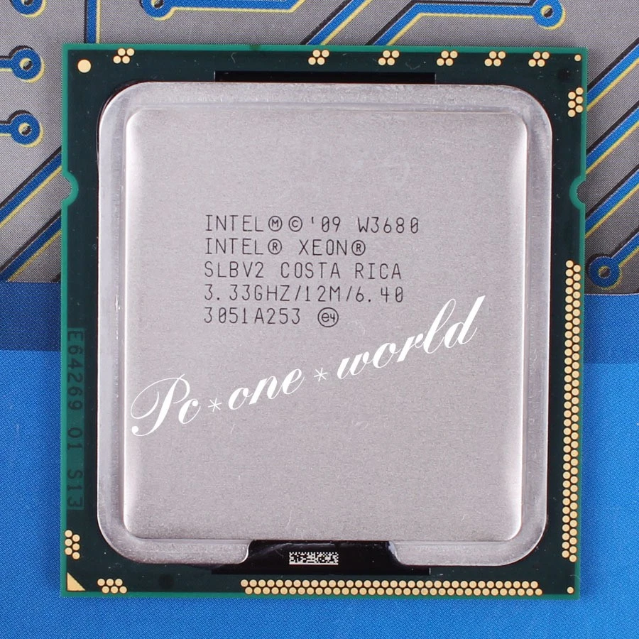 100% OK SLBV2 Intel Xeon W3680 3.33 GHz Six Core Processor CPU LGA 1366 - Image 1 of 1