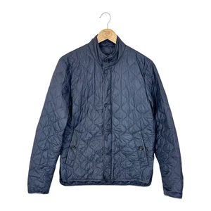 Z Zegna Mens Lightweight Quilted Jacket with Leather Detail Size S - Picture 1 of 7