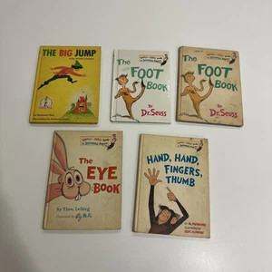 5 Dr Seuss random book lot of Hardcover Books kids Beginner Books,the Big Jump - Picture 1 of 8