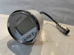 Waterproof 2'' 52mm Digital Depth Gauge For Car Marine Boat Yacht Gage Only - Bild 1 von 13