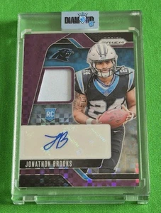 2024 Panini Prizm Jonathan Brooks RPA-JBS Rookie Patch Autograph RPA /49 - Picture 1 of 4