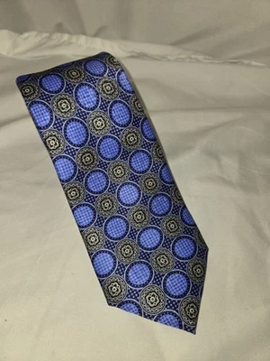 Corbata Nordstrom Tienda Hombre Azul Lunares 100% Seda Foto 1 de 3