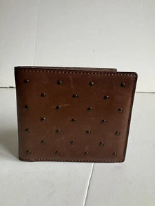 Nueva sin etiquetas Coach Billetera Delgada Billetera Con Logotipo y Diseño Marrón - Imagen 1 de 8