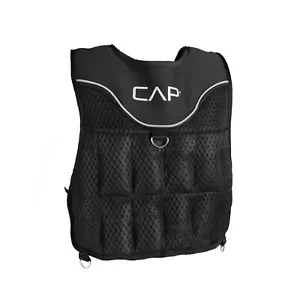 CAP Barbell 20 Lb Adjustable Fitness Exercise Sports Weighted Lifting Vest - Picture 1 of 4