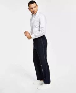 Alfani Men's Slim Fit Navy Tuxedo Pants Sz 30x32 $135 - Picture 1 of 4