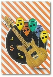 Gitarre Crazy! Geburtstagskarte mit Bibeltext - Psalm 118,24 - EB8870 - Bild 1 von 1
