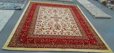 Alfombra Mancha Trasera Marfil/Rojo 8' X 10', Precio Reducido 1172762305 LNH331A-810 Foto 1 de 4