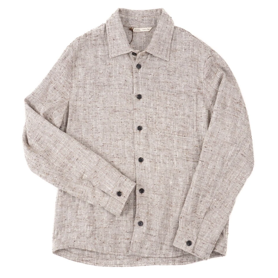 Sobrecamisa Maurizio Baldassari espiga seda-lino M (UE 50) Camisa Chaqueta Foto 1 de 4