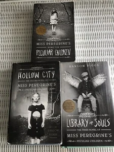 3 Books By Ransom Riggs Miss Peregrine's Home For Peculiar Children Hollow City - Picture 1 of 12