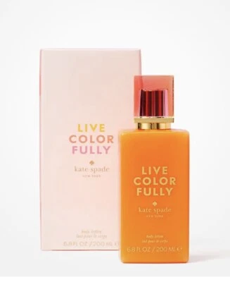 Loción corporal Kate Spade Live colorida perfumada - 6,8 oz - NUEVA (SELLADA en caja) Foto 1 de 4