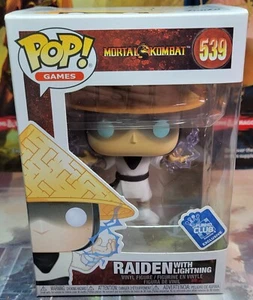 Funko POP! Juegos: Mortal Kombat #539 - Raiden con Lightning Funko Club Exclusivo - Imagen 1 de 6