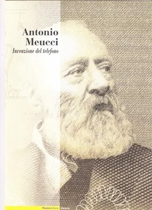 FOLDER POSTE FILATELICO ITALIANE ANTONIO MEUCCI INVENTORE TELEFONO FILATELIA - Foto 1 di 4
