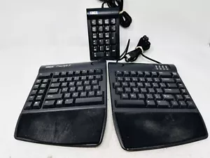 Kinesis Freestyle 2 Ergonomic Split USB Keyboard KB800PBUS w/ VIP3 Lifters # Pad - Picture 1 of 14