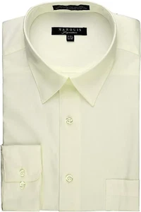 Marquis 009 Dress Shirt Regular Fit Ecru - Picture 1 of 23