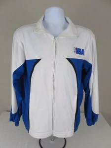 NBA Elevation Men's White/Blue/Black Light Zipper Jacket Size Small NWT - Picture 1 of 9