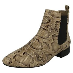 Spot On Ladies Chelsea Style Ankle Boot