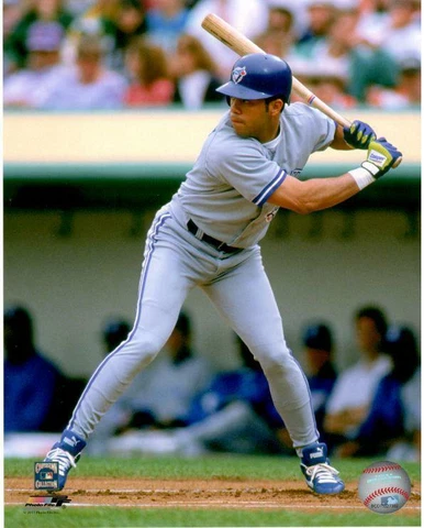 Toronto Blue Jays 8x10 Picture MLB Roberto Alomar Grey Jersey Batting Stance Cover