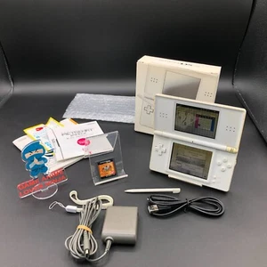Nintendo Ds Lite Console Crystal White Box Handheld System Region Free Tested - Picture 1 of 23